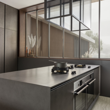 Detalles Cocina Casa Gofratto Metalizado