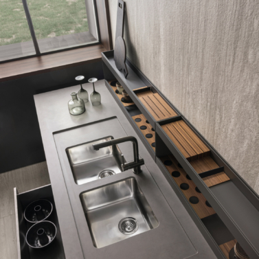 Detalles Cocina Casa Gofratto Metalizado