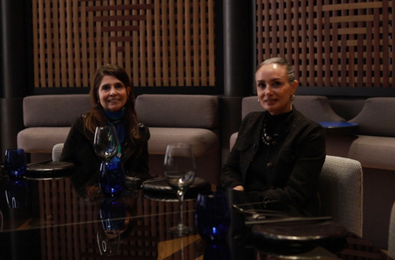 Gaby López con María Delia Zaccagnini