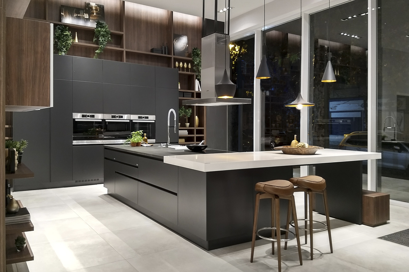 Oficinas de Johnson Acero en el exterior. Montevideo, Uruguay