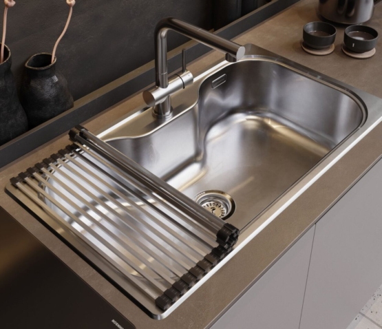 Rejilla enrollable de Johnson Acero para Piletas de acero Inoxidable Rejilla enrollable de Johnson Acero para Piletas de acero Inoxidable