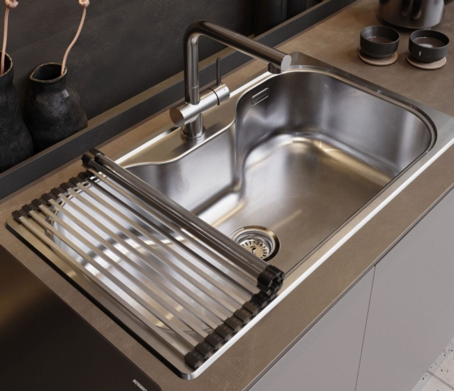 Rejilla enrollable de Johnson Acero para Piletas de acero Inoxidable Rejilla enrollable de Johnson Acero para Piletas de acero Inoxidable