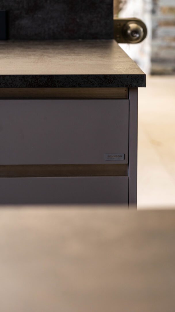 Detalle de cocina Johnson en arquitectura residencial